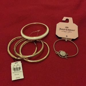Express bangles and Juicy Couture bracelet